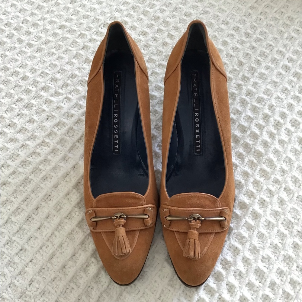 FRATELLI ROSSETTI suede pumps